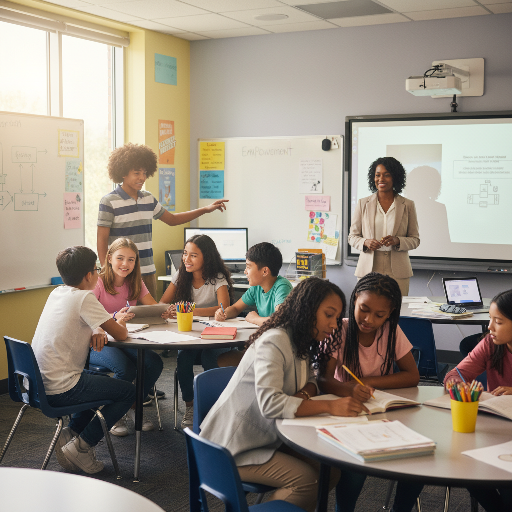 Engaged students in a high-quality classroom experience