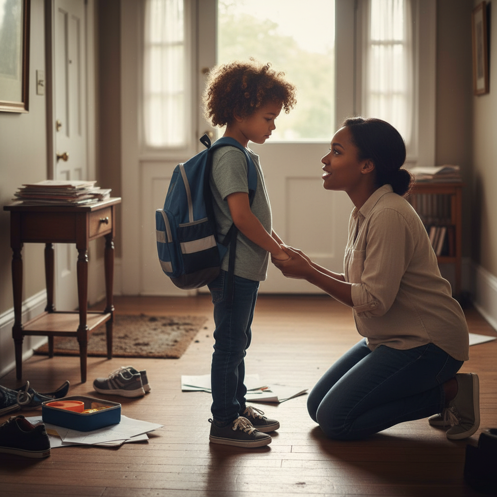 Child learning to pause and trust their instincts