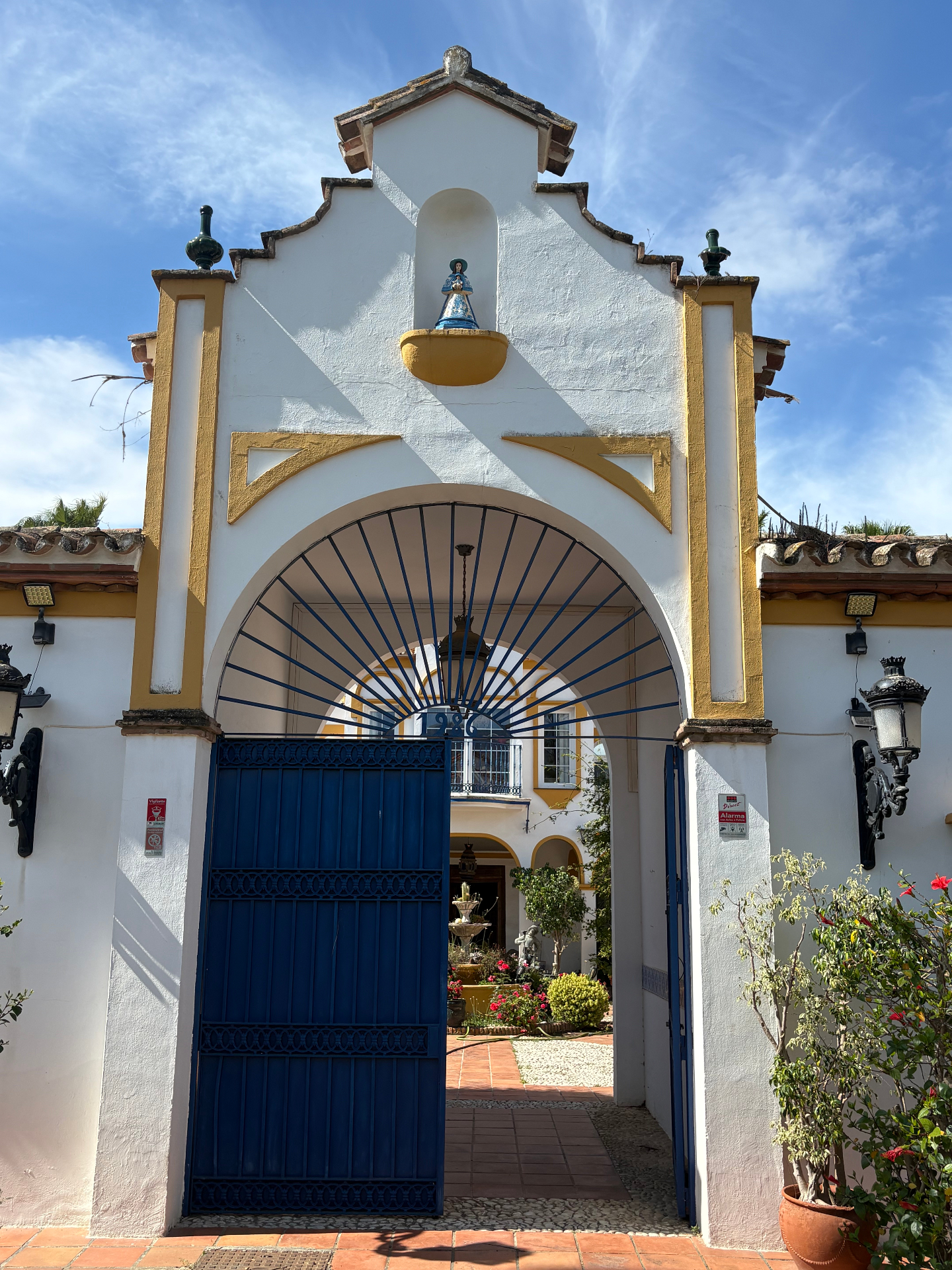 AIM School campus entrance in Mijas